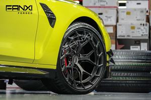 Jantes en alliage forgé haut <span class=keywords><strong>de</strong></span> gamme T6061 à profil profond et concave, 18 19 20 21 22 23 24 pouces, entraxes 5X112 5X108 5X114.3 5X120, en promotion - Product Image 4