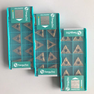 Insertos de Carburo Recubiertos de PCD/PCBN TNMG 160404 MT TT5080 Taegutec de 12 mm y 2,5 mm para Torneado CNC, Insertos de Corte OEM Personalizables - Product Image 2