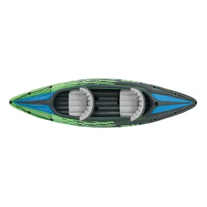 Nuevo modelo 2 personas bote inflable 351cm PVC Rafting pesca canotaje