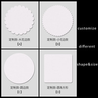 Dessous de verre en papier jetables Dessous de verre à café en papier absorbant imprimé personnalisé Autres fournitures pour hôtels et restaurants