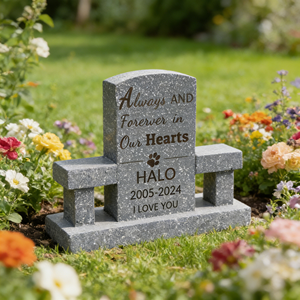 Lápida Conmemorativa Personalizada <span class=keywords><strong>para</strong></span> Mascotas <span class=keywords><strong>de</strong></span> Jardín, Lápida <span class=keywords><strong>de</strong></span> Resina Gris Hecha a Mano <span class=keywords><strong>para</strong></span> Mascotas Fallecidas, Recuerdo Personalizado <span class=keywords><strong>para</strong></span> la Pérdida <span class=keywords><strong>de</strong></span> Mascotas - Product Image 5