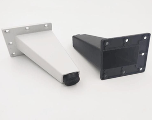 Pieds de canapé en aluminium à <span class=keywords><strong>angle</strong></span> droit de remplacement, pieds de canapé en aluminium réglables - Product Image 2