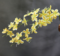 Vigne de jasmin artificielle réaliste en plastique, faite à la main, longue durée, pour décoration florale suspendue au plafond pour la maison