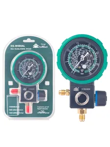 Manómetro <span class=keywords><strong>de</strong></span> <span class=keywords><strong>Carga</strong></span> <span class=keywords><strong>de</strong></span> <span class=keywords><strong>Refrigerante</strong></span> para Aire Acondicionado Hongsen M480, R22 <span class=keywords><strong>R410a</strong></span>, Manómetro <span class=keywords><strong>de</strong></span> Presión <span class=keywords><strong>de</strong></span> Líquido <span class=keywords><strong>Refrigerante</strong></span>, Material ABS, 0-550 bar, Válvula Única - Product Image 4
