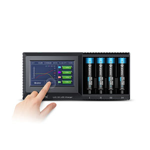 הטוב ביותר <span class=keywords><strong>4</strong></span> מפרץ 18650 סוללה מטען 1 שנה אחריות LCD תצוגת 20700 21700 ליתיום סוללה מטען - Product Image 1