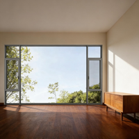 Ventana Abatible de Aleación de Aluminio Resistente con Mosquitera Magnética de Acero Inoxidable |   Insonorizante y Antimosquitos |   Baño Low-E