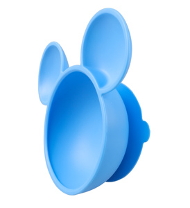 Ensemble de vaisselle d'entraînement durable Disney Mickey <span class=keywords><strong>Minnie</strong></span> cuillère à souffler amusante antidérapante enfants bébés forte aspiration colorée de qualité alimentaire - Product Image 3