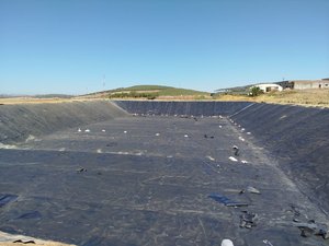 6m 8m 10m brede grote plastic vijverfolie HDPE geomembraan tanks - Product Image 2