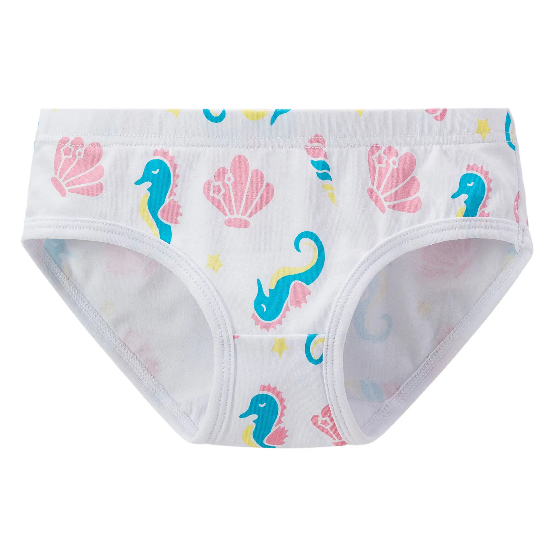 Cute Design High Quality Kids Underpants Unicorn Girls Panties Breathable Comfort Elasticity Custom Pattern Children Underwear