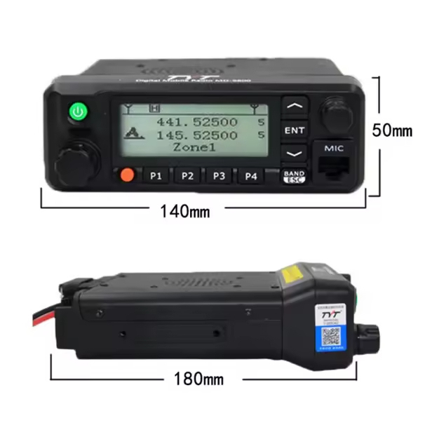 TYT MD-9600 DMR Transceiver Mobile Radio Professional a M B E + 2TM Encryption Single/Dual Band