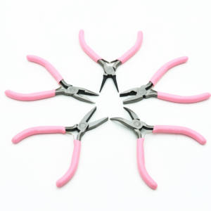 YTH tang perhiasan DIY, pemotong kawat jarum hidung bengkok, tang hidung panjang - Product Image 4