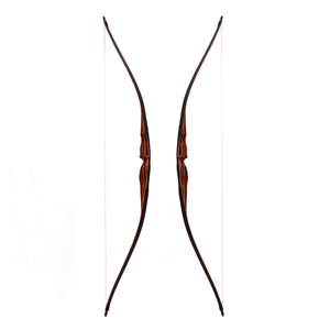 Arc long monobloc pour jeunes archers, en bois d'érable de 52 pouces de longueur de crosse et avec une poignée robuste en fibre de verre. - Product Image 6