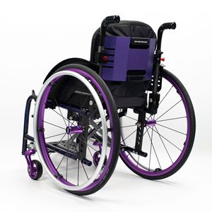 Silla de Ruedas Deportiva Shipeng de Aleación de Aluminio Plegable con Liberación Rápida, Color Morado, Ancho de Asiento de 3643 mm, Ayuda de Movilidad Manual - Product Image 3