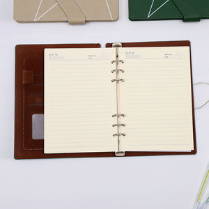 Quality Guaranteed Custom A5 B5 <strong>A4</strong> Notebook 80 Sheets Planning <strong>Diaries</strong> with Free Arrival Choice of Leather or Fabric Cover - Product Image 3