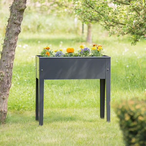 แท่นยืนโลหะเคลือบผงพร้อมกล่องดอกไม้สำหรับตกแต่งงานแต่งงานกลางแจ้ง - Product Image 5