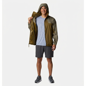 Veste coupe-vent à col montant pour homme, en toile respirante, style vintage, services OEM, vente en gros, prix bas - Product Image 1