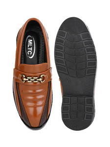 Trendy Tan Leather <b>Boots</b> for Boys Lightweight Comfortable Lace Up Soft Sole Fashion Footwear for Everyday Use - Product Image 2