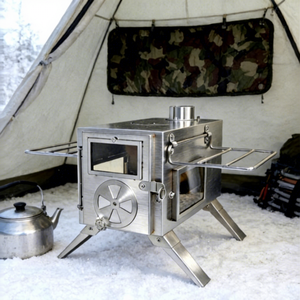 Estufa de Camping Plegable Portátil de Acero Inoxidable INBESTCAMP para Cocinar, Senderismo y Uso al Aire Libre - Lista para Viajar y Hacer Picnic en Todas las Estaciones - Product Image 1