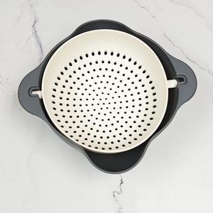 Chất lượng cao plastioc 2 trong <span class=keywords><strong>1</strong></span> Trái Cây Rau thoát nước giỏ rửa Lọc cống giỏ - Product Image 5