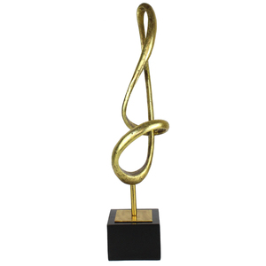 Venta al por mayor de resina abstracto de oro escultura geométrica cinta estado accesorios para el <span class=keywords><strong>hogar</strong></span> - Product Image 3