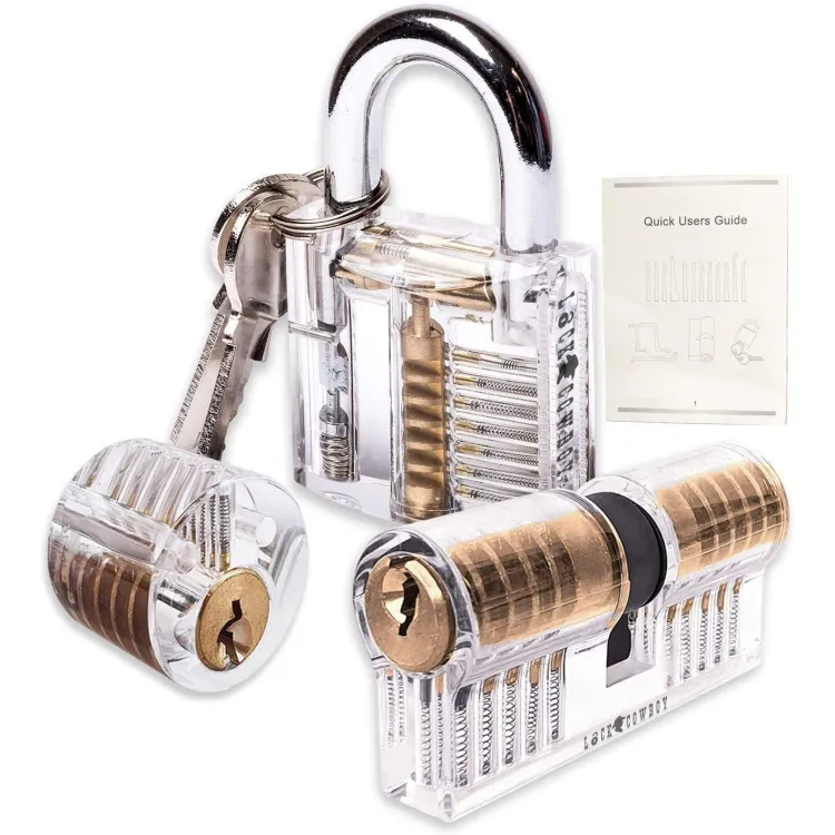 Professional Locksmith Lock Pick Set Practice Lock Training Tool Kit for Beginner