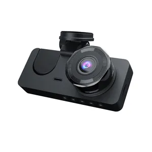 كاميرا Dvr 3 بوصة كاميرا Dash cam FHD بكاميرا تسجيل كاميرا Dash أوتوماتيكية P مع كاميرا الرؤية الخلفية