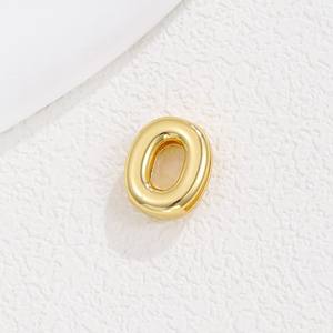 Breloque en cuivre doré 18 carats de 10 mm pour bracelet, personnalisable avec un nom, vente en gros - Product Image 4