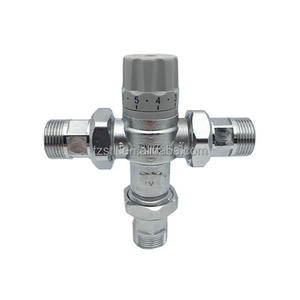 3/4 इंच थर्मोस्टैटिक पानी मिश्रण वाल्व सतह घुड़सवार शॉवर सौर - Product Image 5