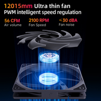 Refroidisseur CPU Snowman facile à installer, 6 caloducs, système de montage sans outil, ventilateur PWM 120 mm 4 broches pour PC Intel DIY rapide