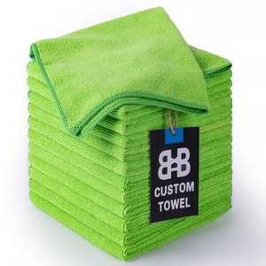 <span class=keywords><strong>Panni</strong></span> in Microfibra 40x40 per Pulizia, Asciugamani da Cucina e <span class=keywords><strong>Panni</strong></span> per Lavaggio <span class=keywords><strong>Auto</strong></span> con Logo Personalizzato Colorato - Product Image 2
