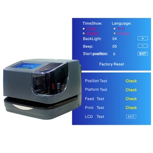 High-Precision Date Time Stamp Machine TIMY AP50 Custom 5-Lines Printing Color Screen Display <b>Wireless</b> LAN Time Clock - Product Image 4