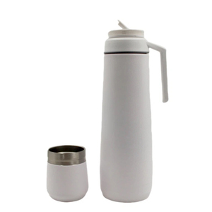 Thiết kế mới 1000ml 1200ml đôi tường thép không gỉ Phích chân không <span class=keywords><strong>Flask</strong></span> với <span class=keywords><strong>180ml</strong></span> phích cup nắp có xử lý - Product Image 3