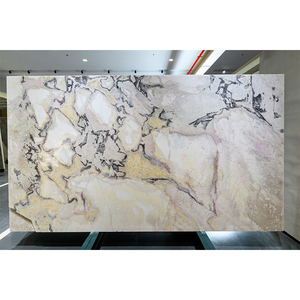 Dalle de marbre naturel de luxe sur mesure Wenlei avec différentes veines, dalle de pierre de marbre pour la décoration de villas, hôtels et projets commerciaux - Product Image 6