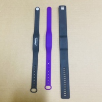Bracelets en silicone personnalisés, étanches, avec impression de code QR, RFID, NFC