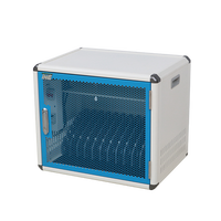 Chariot de charge multifonctionnel pour tablettes USB intelligentes, 12 ports, modèle SY Brand TN-CHGC-12B, équipement éducatif, roues, efficace