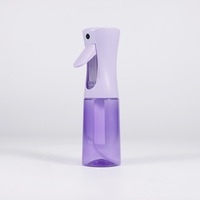 Bouteilles en plastique vides colorées rose et violettes de 200 ml et 300 ml, flacon pulvérisateur continu durable pour cheveux, animaux de compagnie, eau, emballage