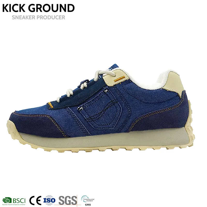 Kick Ground New Design Factory Men Sneakers Design Custom Fashion Sneakers Kids Shoes Walking Style Shoes