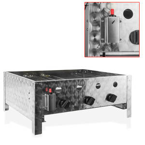 Barbecue à gaz professionnel en acier inoxydable 430SS à 3 brûleurs, vente chaude en Europe, pour usage commercial <span class=keywords><strong>ou</strong></span> domestique, camping, avec poêle - Product Image 3