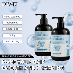 Set per la Cura dei <span class=keywords><strong>Capelli</strong></span> DIWEI Marchio Privato Senza Solfati con Amminoacidi per <span class=keywords><strong>Capelli</strong></span> Ricci Organico Anti-Crespo Shampoo e <span class=keywords><strong>Balsamo</strong></span> per <span class=keywords><strong>Capelli</strong></span> Danneggiati - Product Image 4