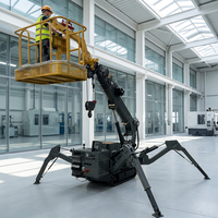 Mini-grue araignée électrique pliable de haute qualité de 2 tonnes avec moniteur de charge de sécurité