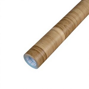 Ahşap Desenli Kendinden Yapışkanlı PVC Film Su Geçirmez Çizilmeye Dayanıklı Soyulabilir Yapışkanlı Dekoratif Rulo Dolap Kapısı Duvar Mobilyası için 5 Yıl Dayanıklı - Product Image 1