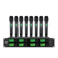 Ensemble de microphones de conférence UHF 8 canaux les mieux notés avec micros col de cygne pour réunions de conseil d'administration