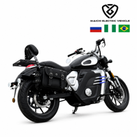 Moto électrique rétro de tourisme 72V 5000W avec batterie au lithium, vitesse maximale de 130 km/h pour adultes