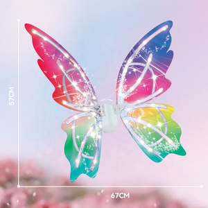 Alas de Mariposa Móviles, Decoración para Fiestas, Juguetes de Halloween, Disfraz para Niñas, Luces Intermitentes, Plástico Seguro, 3+ - Product Image 4