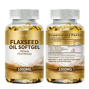 ซอฟต์เจลน้ำมันเมล็ดแฟลกซ์วีแกน โรงงานผลิตโดยตรง รับผลิตแบบ OEM ขั้นต่ำในการสั่งซื้อน้อย สำหรับแบรนด์ความงามและผลิตภัณฑ์เสริมอาหารทั่วโลก - Product Image 3