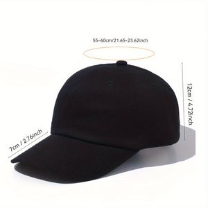 Gorra de Béisbol Bordada Unisex de 6 Paneles, Personalizable, de Tela de Algodón, Tamaño Ajustable, Perfil Medio, Gorras Deportivas - Product Image 4