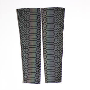 Manchons de <span class=keywords><strong>protection</strong></span> anti-UV pour bras et mains, respirants, haute visibilité, imprimé peau de serpent, pour cyclisme et sports d'été pour hommes - Product Image 4
