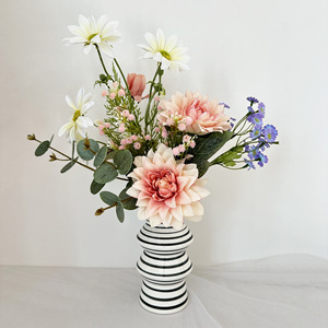 Meiyu Craft Flower Factory, bouquet de fleurs artificielles en soie, hortensia réaliste, accessoires de décoration pour mariage et maison - Product Image 2