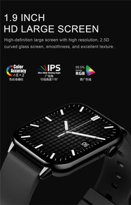 Smartwatch Eseed HD11 con Assistente Vocale AI, Schermo Quadrato da 1,9 Pollici, NFC, Chiamate BT, Android, Impermeabile IP68, Orologio Digitale Sportivo alla Moda - Product Image 3