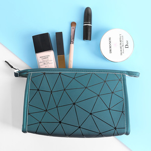 Mini Makeup Bag Pu Leather Rectangle Waterproof Portable Travel Toiletry Bag For Women Home Bathroom Storage - Product Image 2
